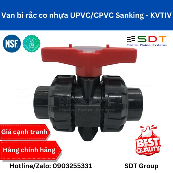 Van bi rắc co nhựa Sanking - KVT